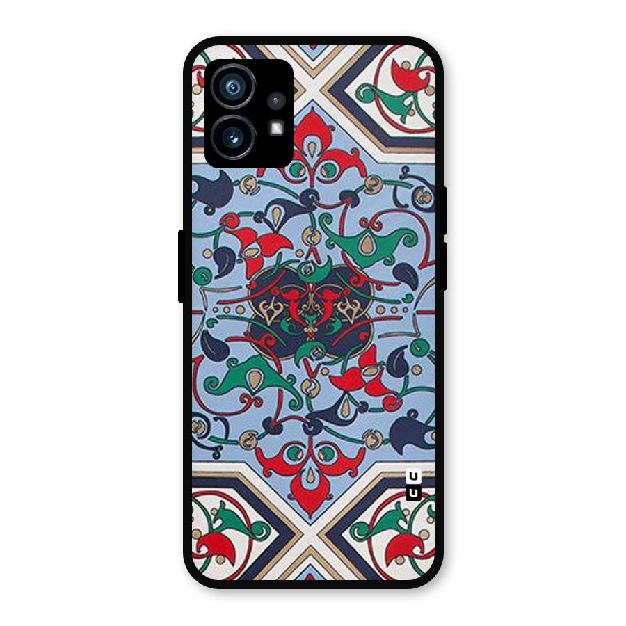 Multi Block Pattern Metal Back Case for Nothing Phone 1