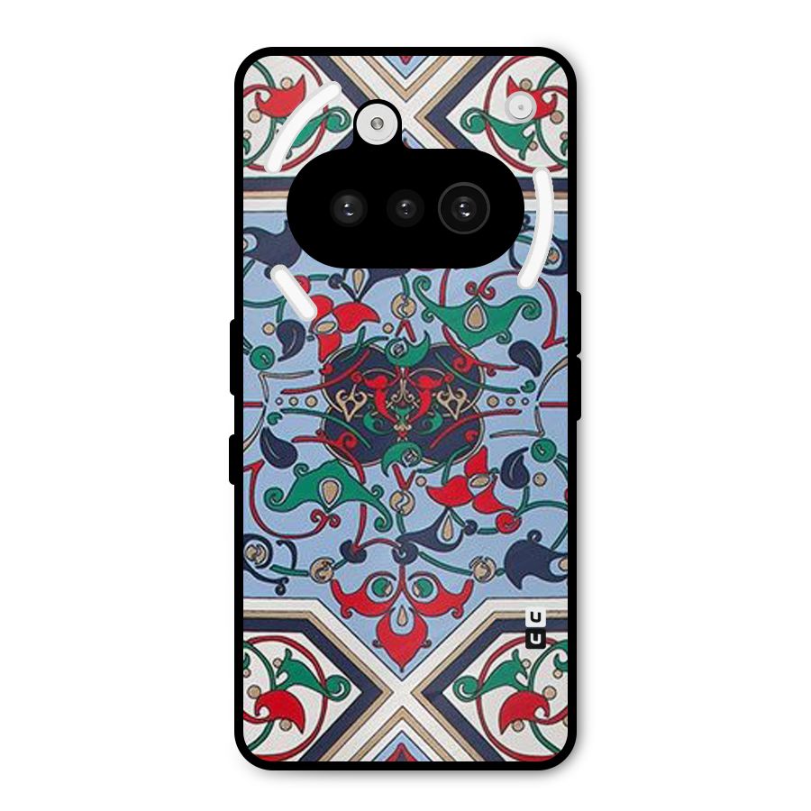Multi Block Pattern Metal Back Case for Nothing Phone 3a