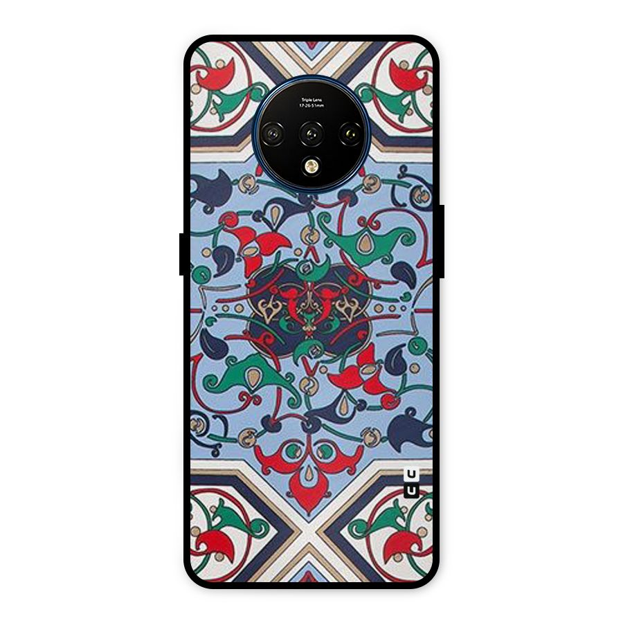 Multi Block Pattern Metal Back Case for OnePlus 7T