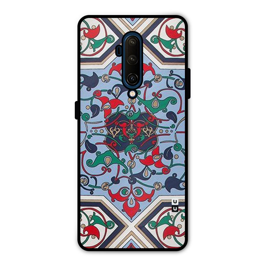 Multi Block Pattern Metal Back Case for OnePlus 7T Pro