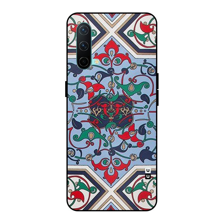 Multi Block Pattern Metal Back Case for OnePlus Nord CE 5G