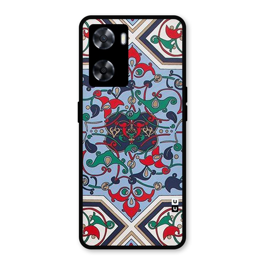 Multi Block Pattern Metal Back Case for OnePlus Nord N20 SE