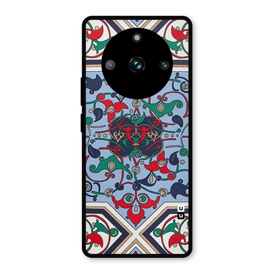 Multi Block Pattern Metal Back Case for Realme 11 Pro Plus