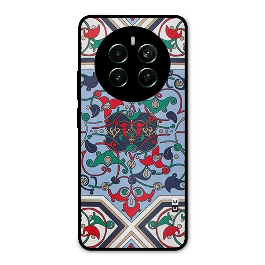 Multi Block Pattern Metal Back Case for Realme 12 Pro Plus