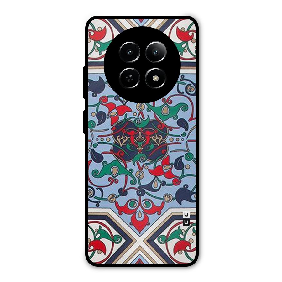 Multi Block Pattern Metal Back Case for Realme 13