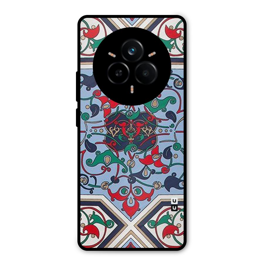 Multi Block Pattern Metal Back Case for Realme 14 Pro Plus