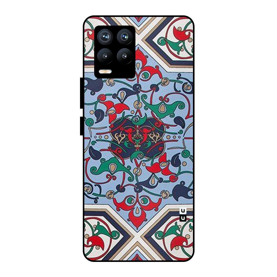 Multi Block Pattern Metal Back Case for Realme 8 Pro