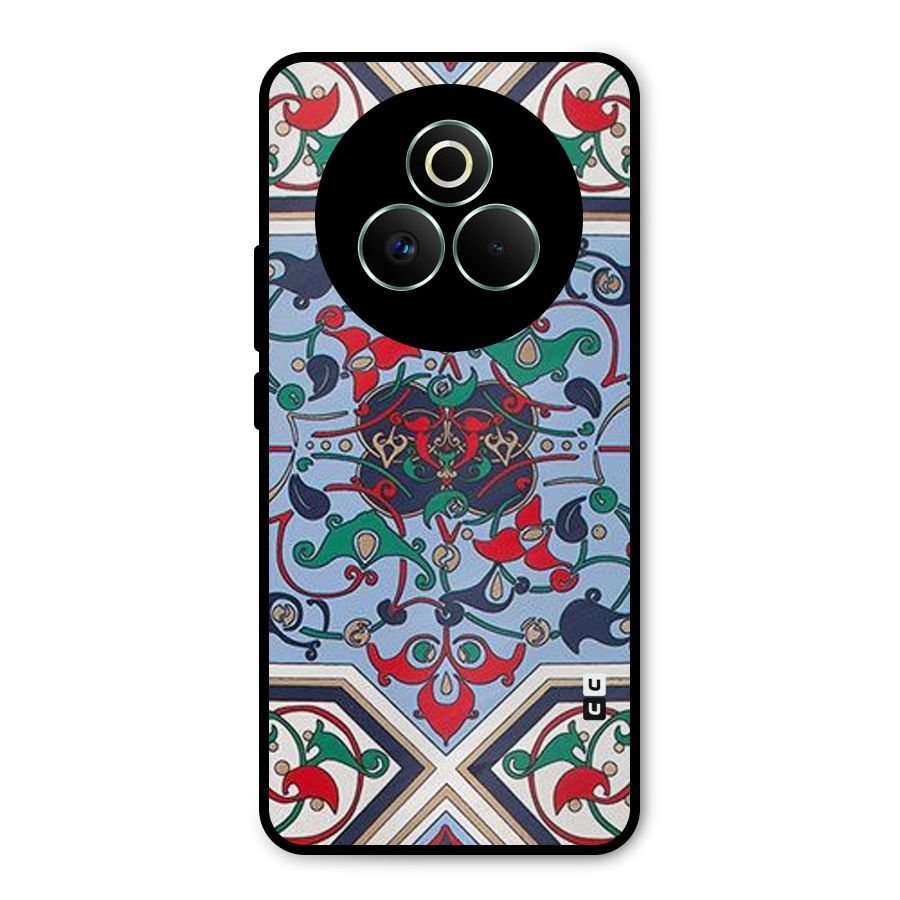 Multi Block Pattern Metal Back Case for Realme P3 Pro