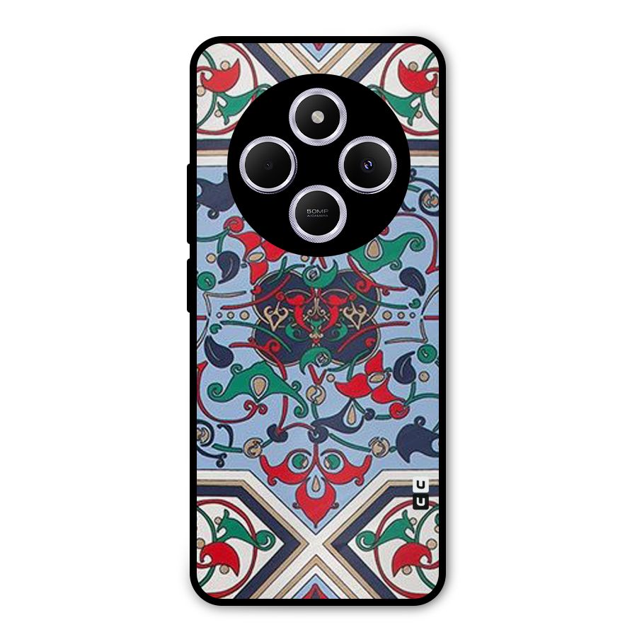 Multi Block Pattern Metal Back Case for Redmi 14C