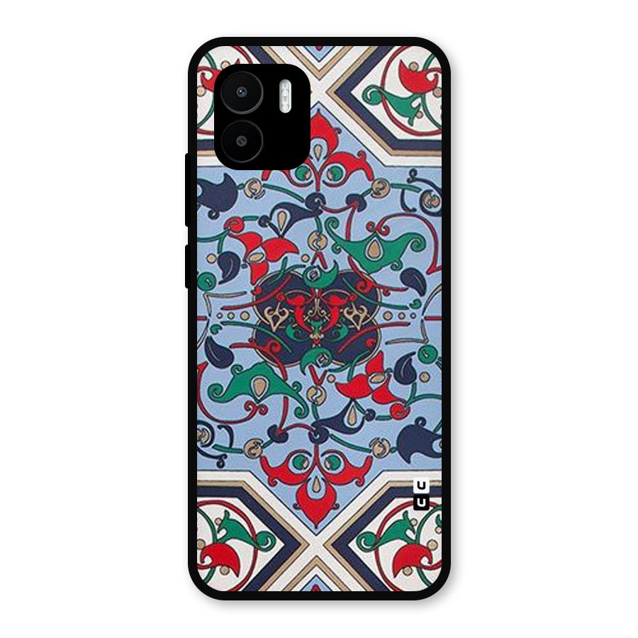 Multi Block Pattern Metal Back Case for Redmi A1