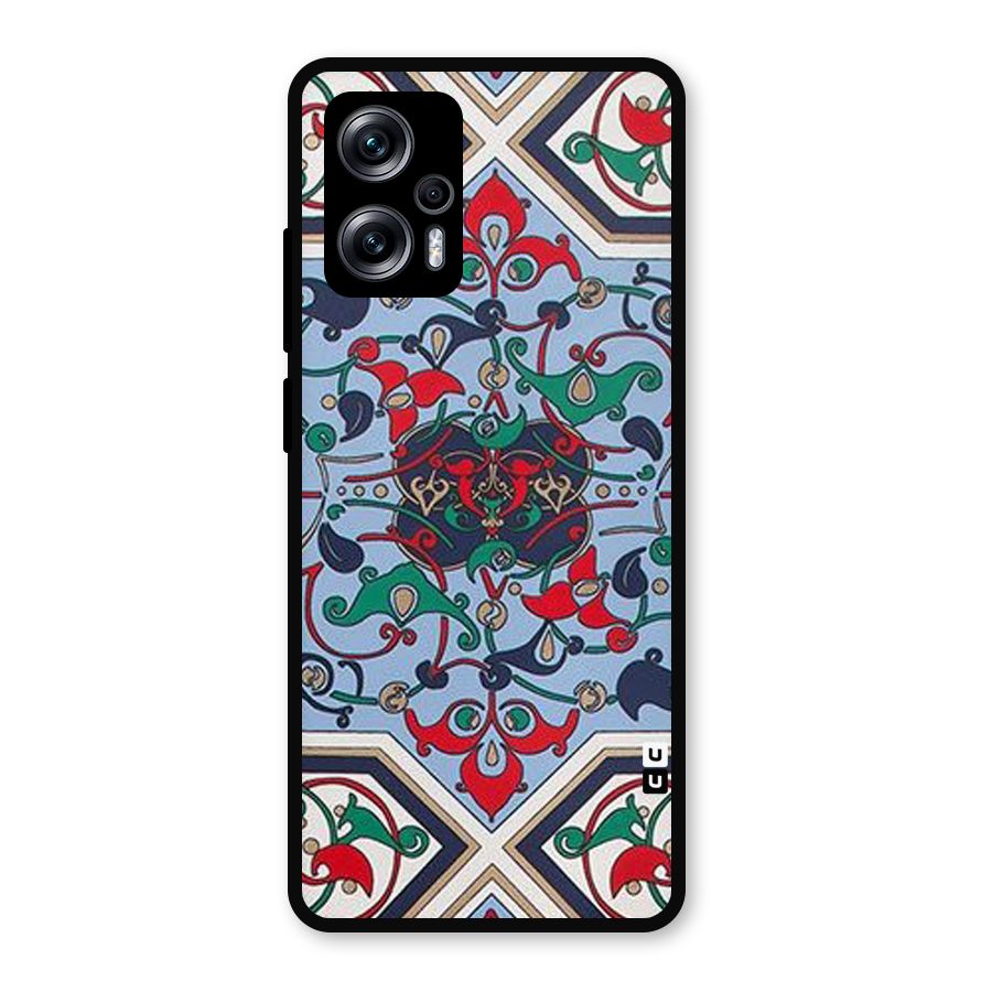 Multi Block Pattern Metal Back Case for Redmi K50i