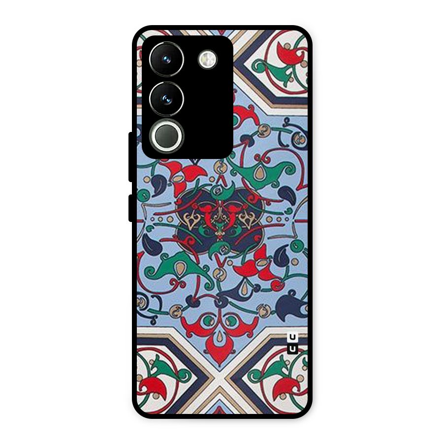 Multi Block Pattern Metal Back Case for Vivo Y200