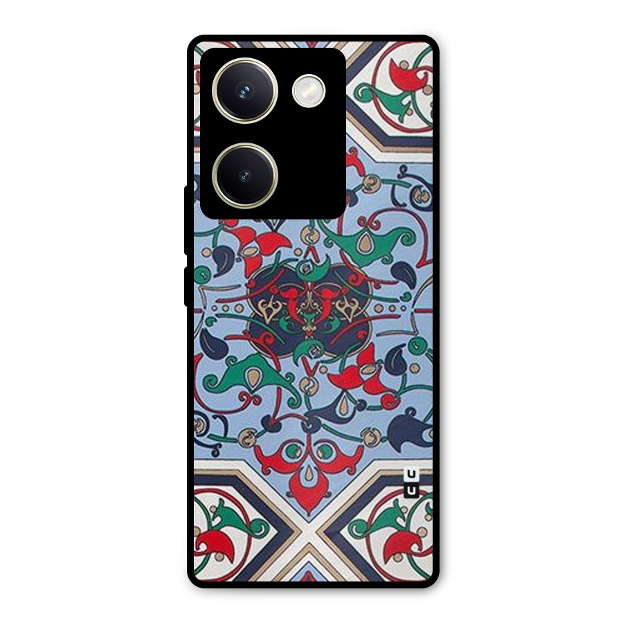 Multi Block Pattern Metal Back Case for Vivo Y200 Pro
