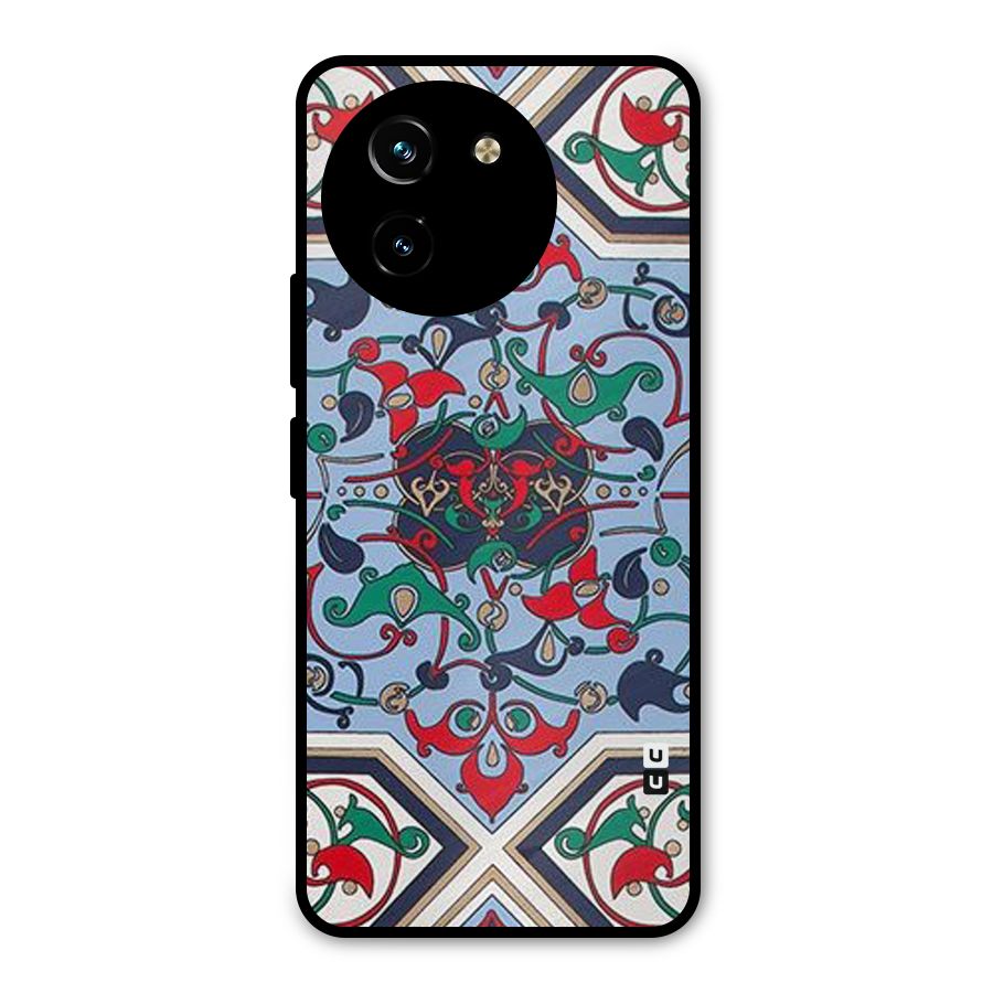Multi Block Pattern Metal Back Case for Vivo Y200i