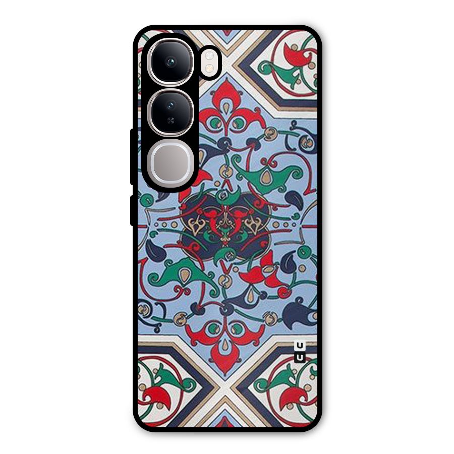 Multi Block Pattern Metal Back Case for Vivo Y300