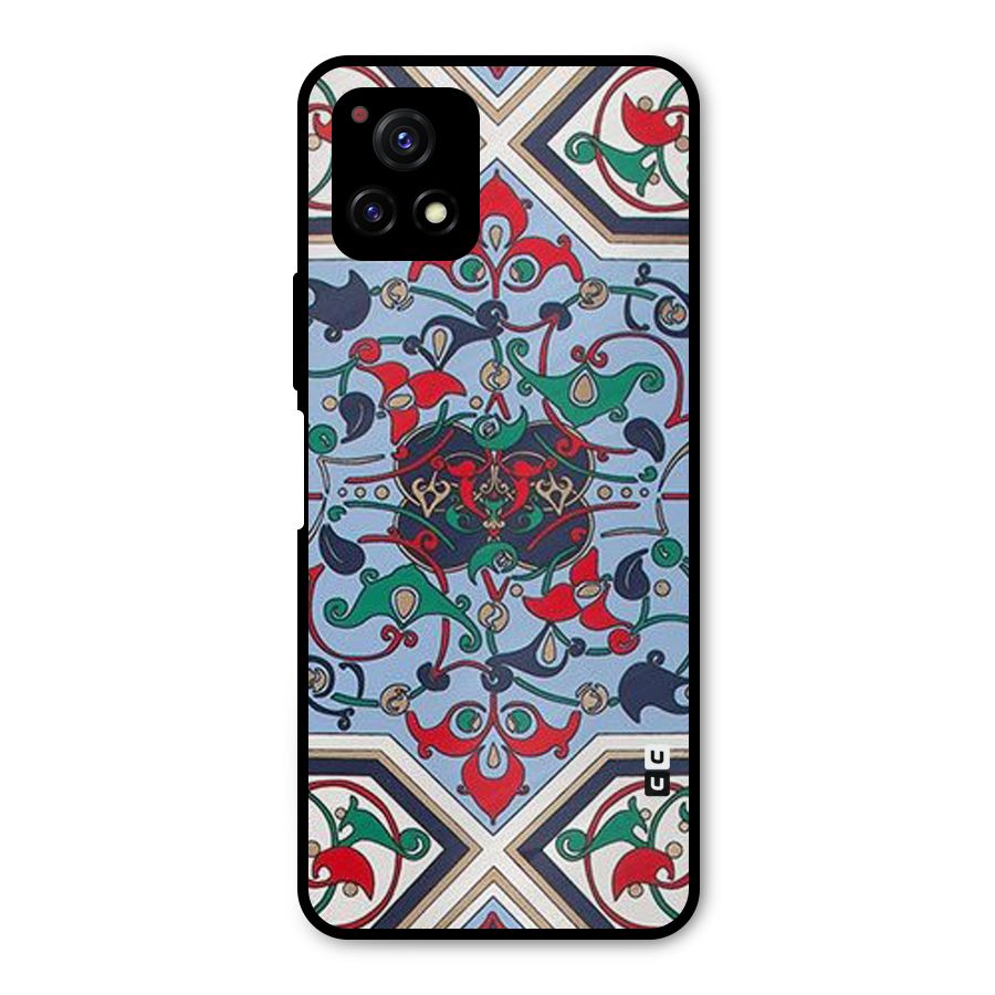 Multi Block Pattern Metal Back Case for Vivo Y72 5G