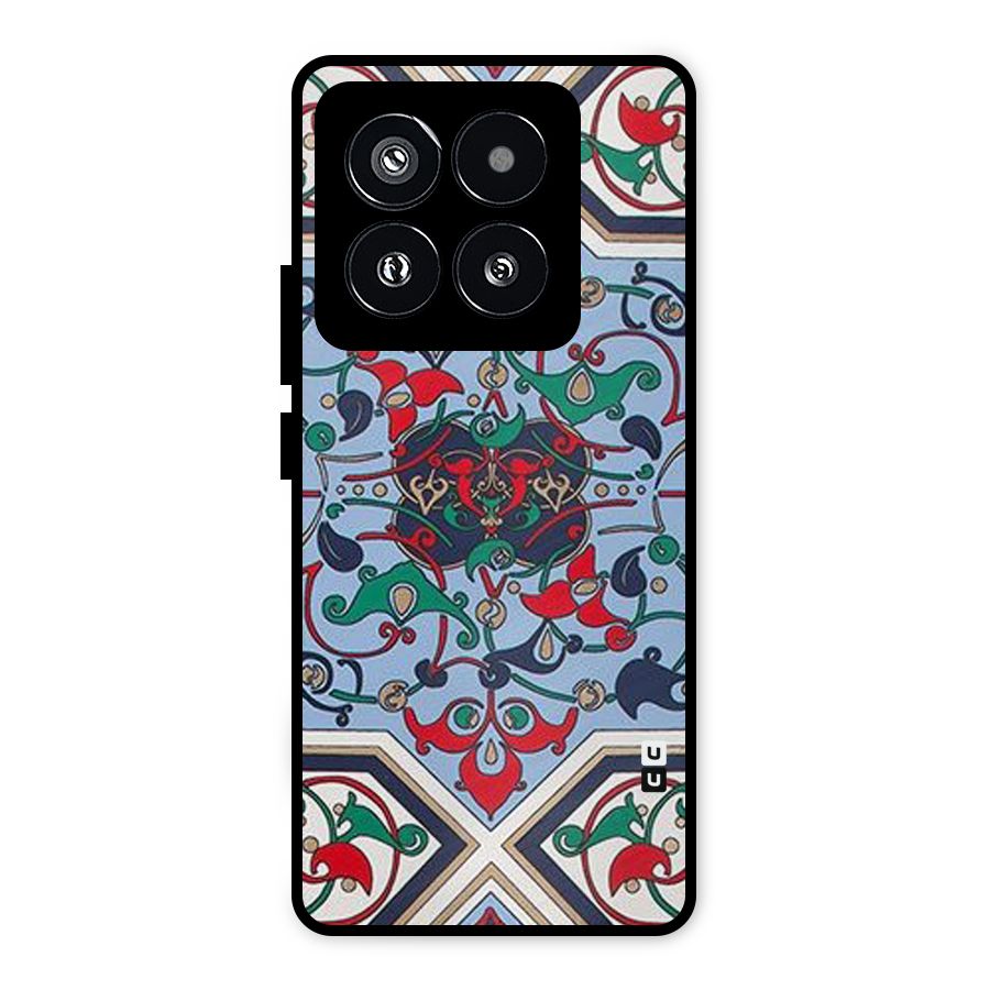Multi Block Pattern Metal Back Case for Xiaomi 14 Pro