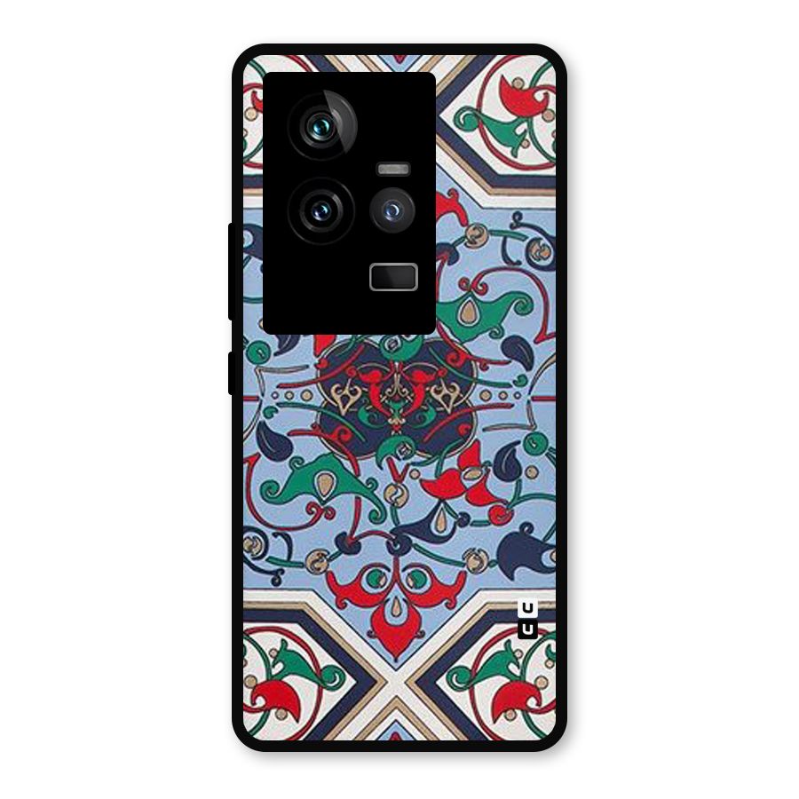 Multi Block Pattern Metal Back Case for iQOO 11 5G