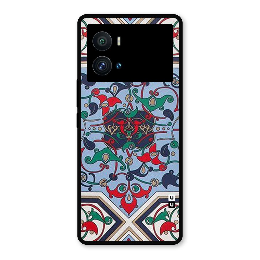 Multi Block Pattern Metal Back Case for iQOO 9 Pro