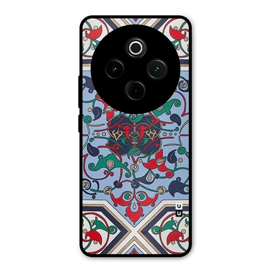 Multi Block Pattern Metal Back Case for iQOO Z10