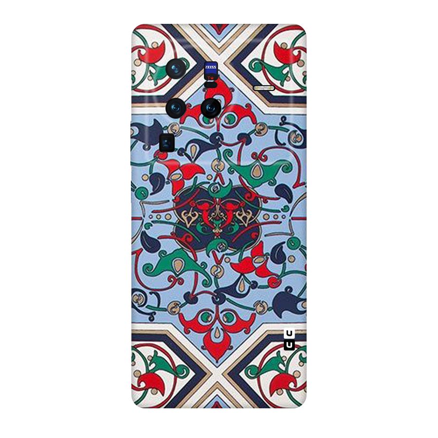 Multi Block Pattern Original Polycarbonate Back Case for Vivo X80