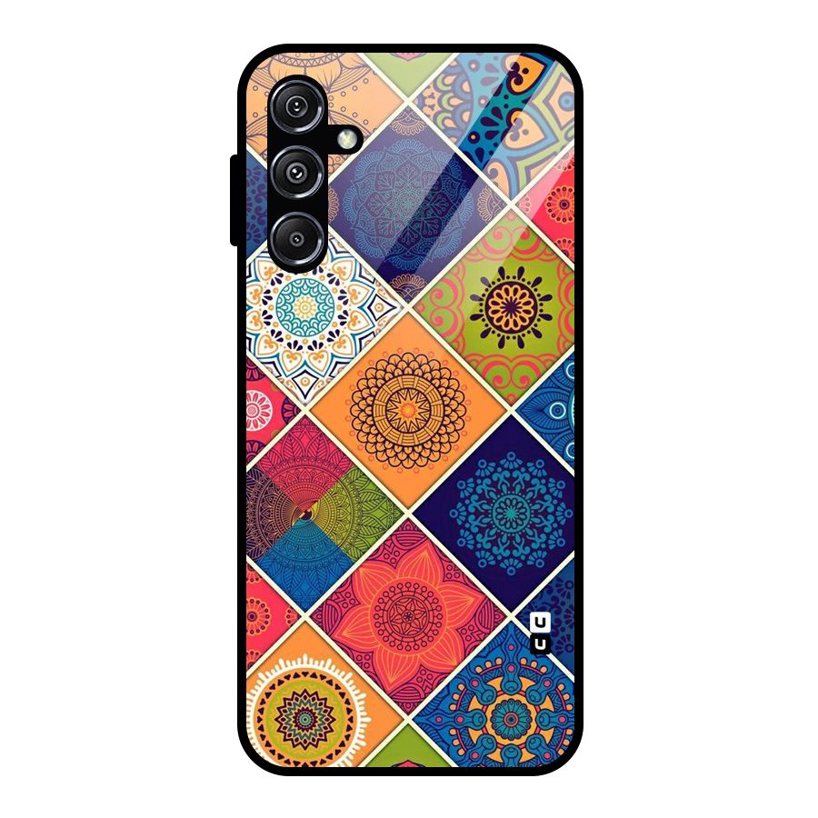 Multi Designs Glass Back Case for Galaxy M34 5G