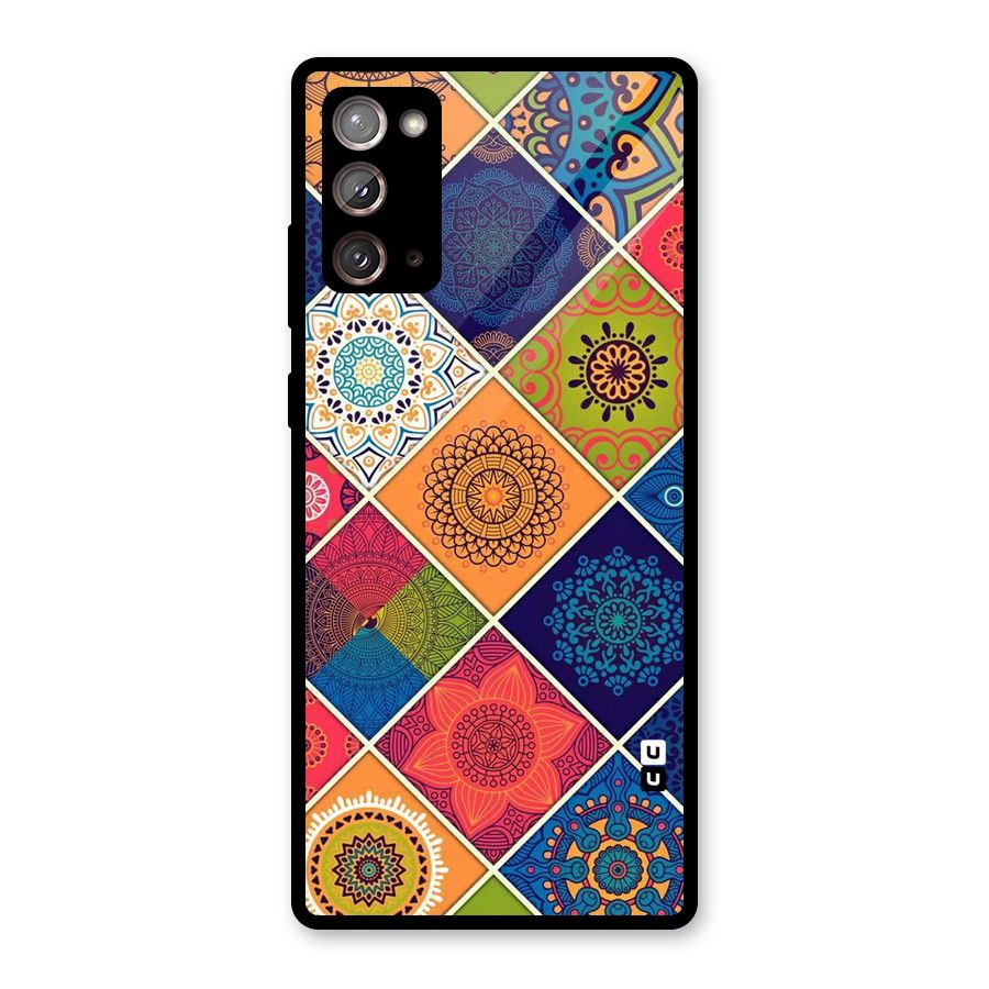 Multi Designs Glass Back Case for Galaxy Note 20