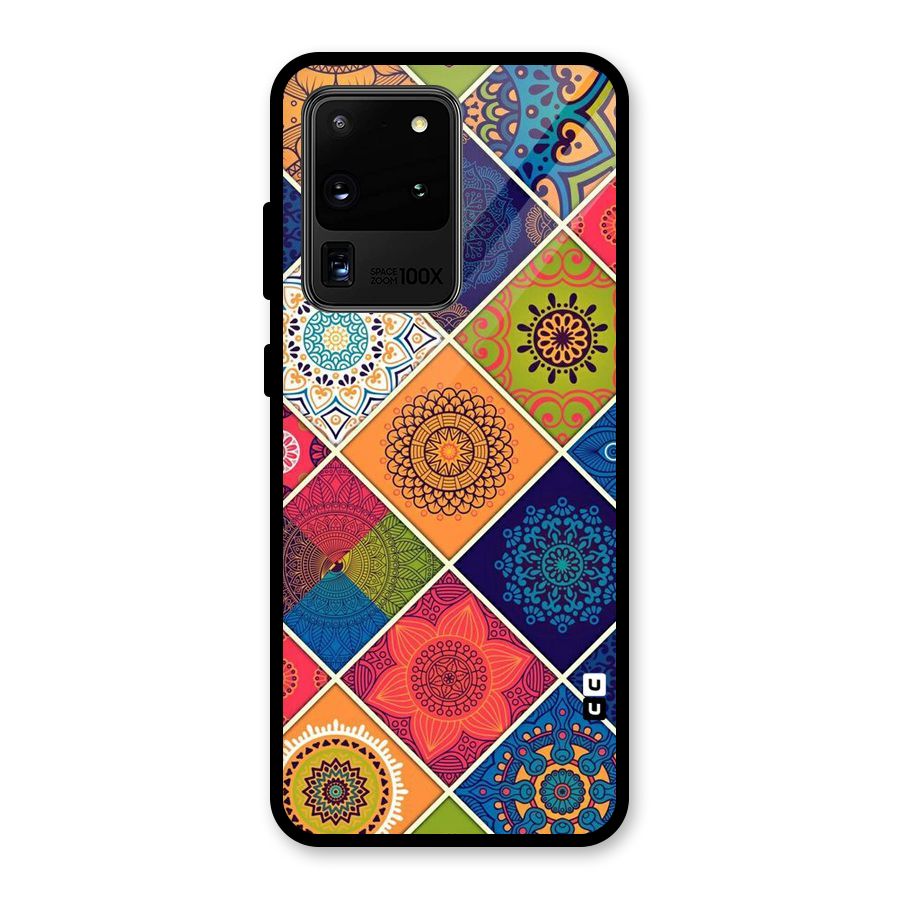 Multi Designs Glass Back Case for Galaxy S20 Ultra