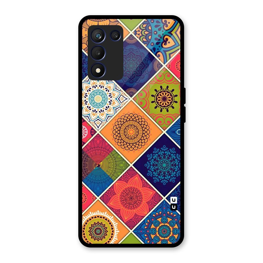 Multi Designs Glass Back Case for Realme 9 5G Speed