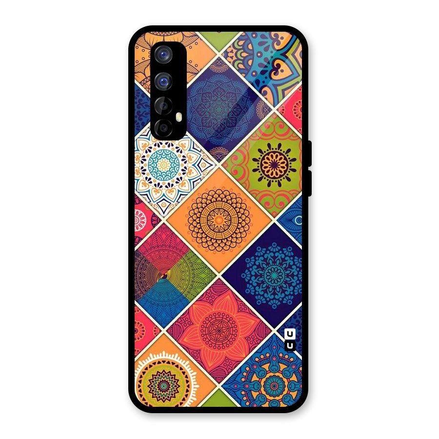 Multi Designs Glass Back Case for Realme Narzo 20 Pro