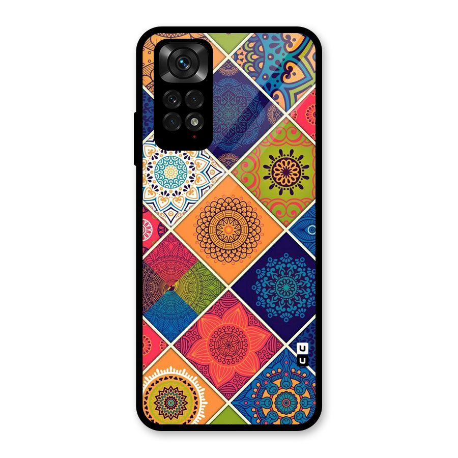 Multi Designs Glass Back Case for Redmi Note 11S