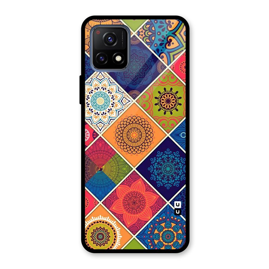 Multi Designs Glass Back Case for Vivo Y72 5G