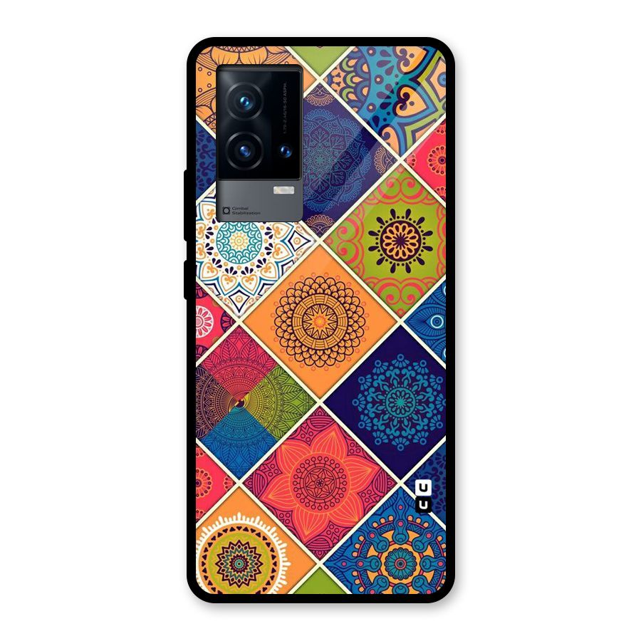 Multi Designs Glass Back Case for iQOO 9 5G