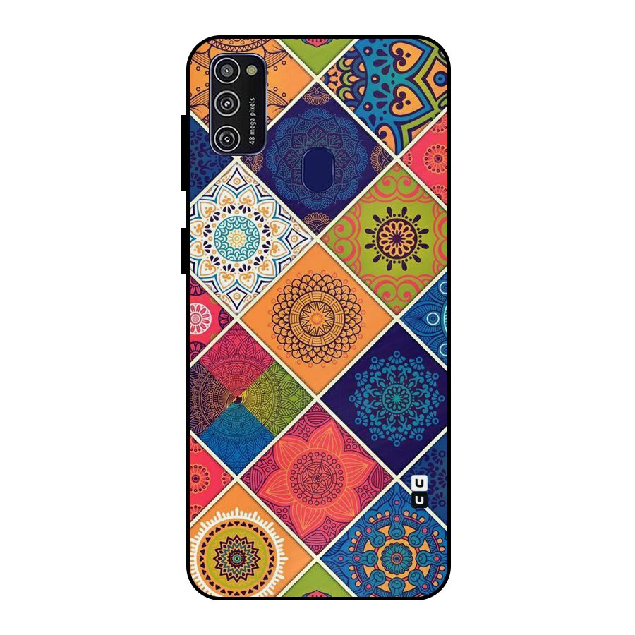 Multi Designs Metal Back Case for Galaxy M21