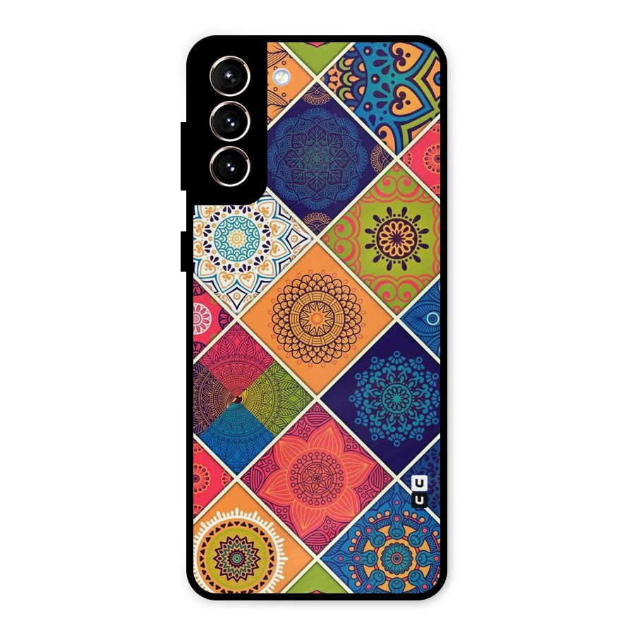 Multi Designs Metal Back Case for Galaxy S21 Plus