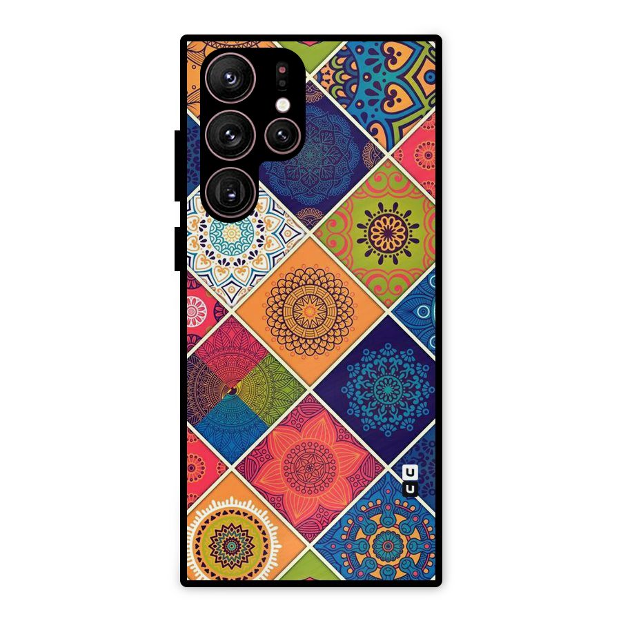 Multi Designs Metal Back Case for Galaxy S22 Ultra 5G