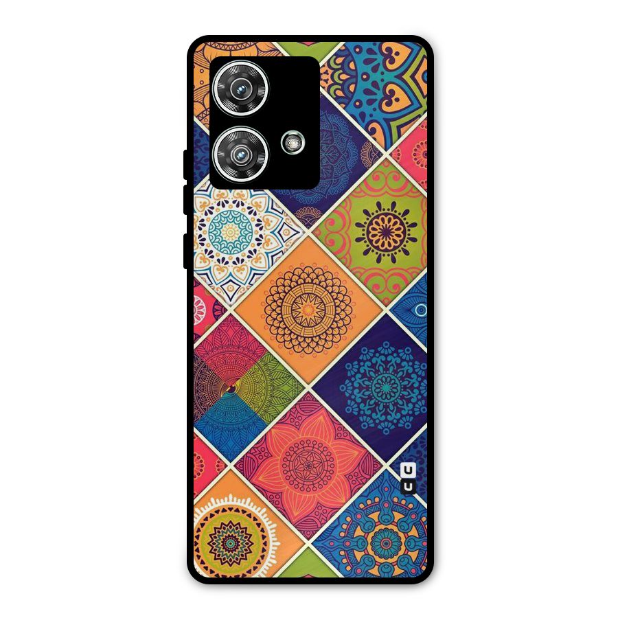 Multi Designs Metal Back Case for Motorola Edge 40 Neo