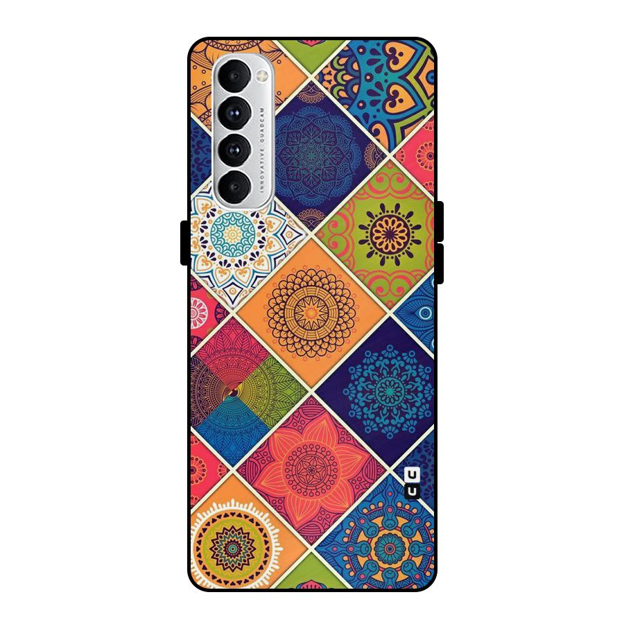 Multi Designs Metal Back Case for Oppo Reno4 Pro