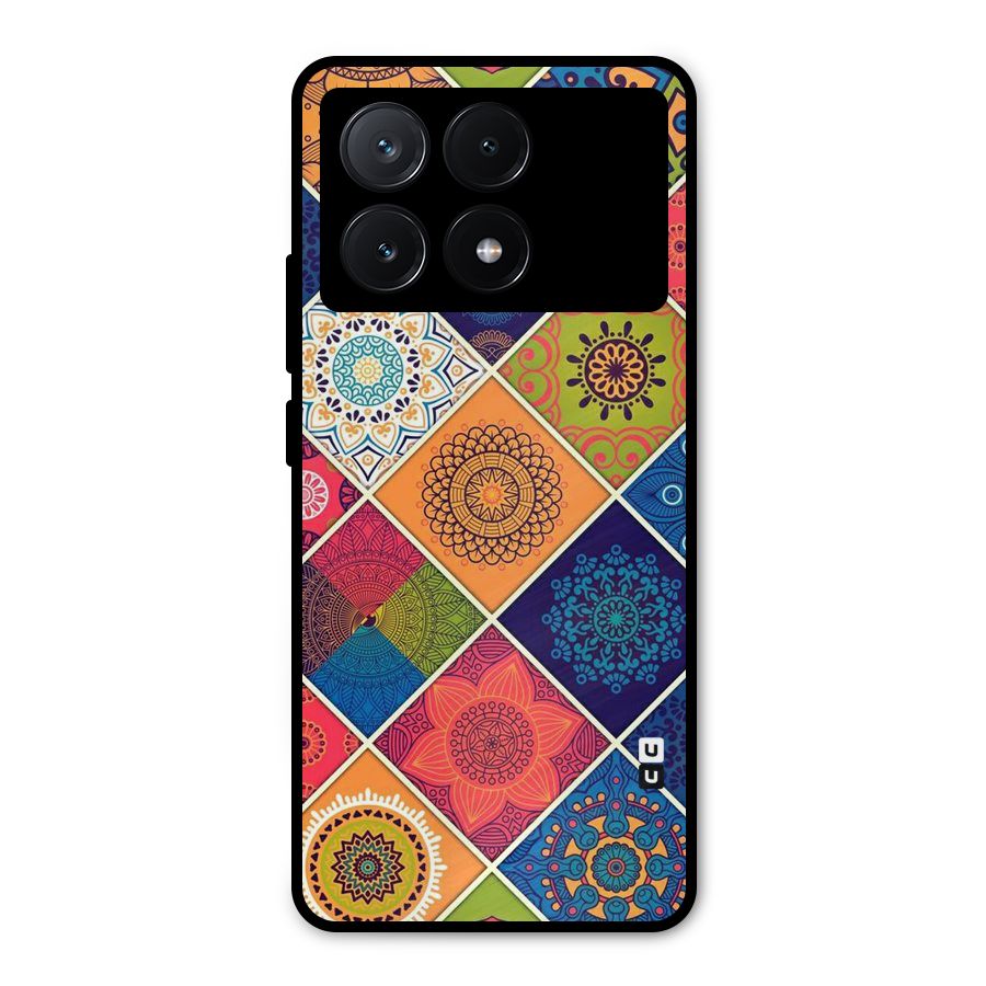 Multi Designs Metal Back Case for Poco X6 Pro