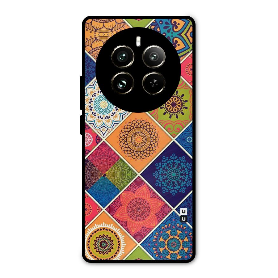 Multi Designs Metal Back Case for Realme 12 Pro