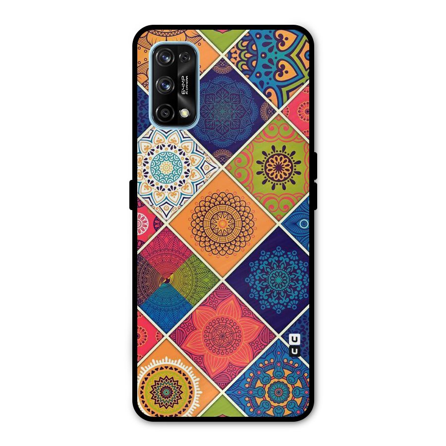 Multi Designs Metal Back Case for Realme 7 Pro