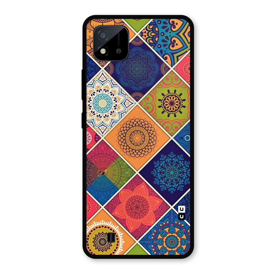 Multi Designs Metal Back Case for Realme C11 2021