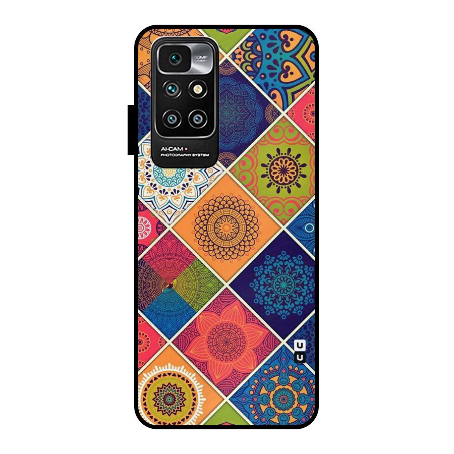 Multi Designs Metal Back Case for Redmi 10 Prime
