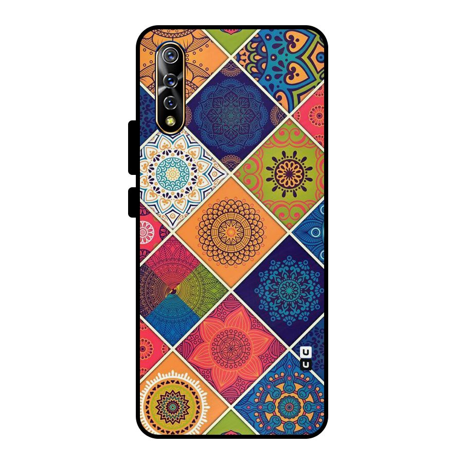 Multi Designs Metal Back Case for Vivo S1