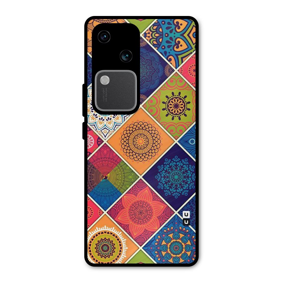 Multi Designs Metal Back Case for Vivo V30 Pro