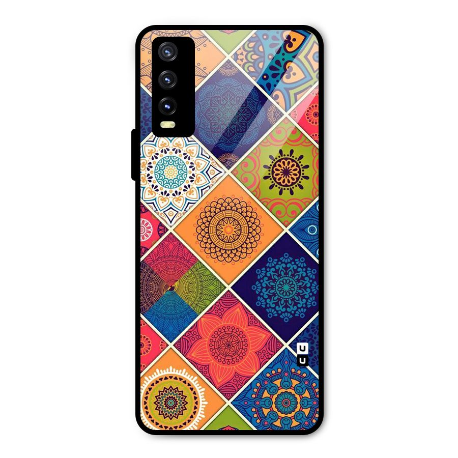 Multi Designs Metal Back Case for Vivo Y20