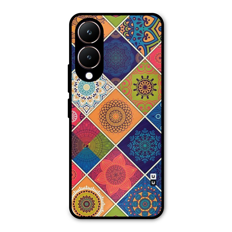 Multi Designs Metal Back Case for Vivo Y28
