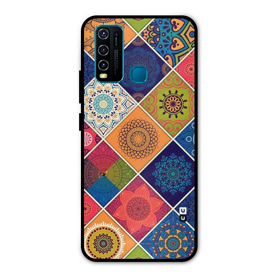 Multi Designs Metal Back Case for Vivo Y30