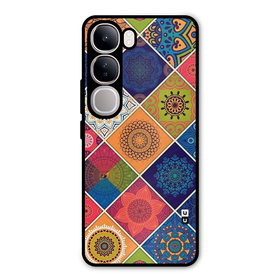 Multi Designs Metal Back Case for Vivo Y300