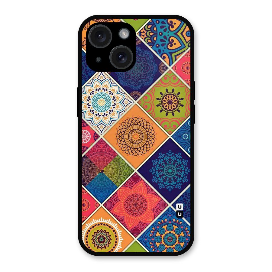 Multi Designs Metal Back Case for iPhone 15